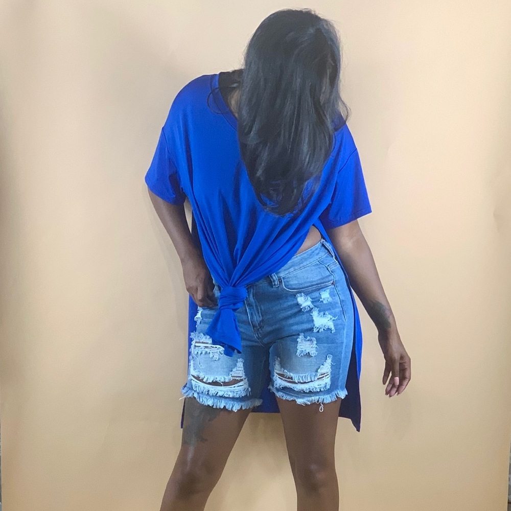 NWT Stress Less Jean Shorts